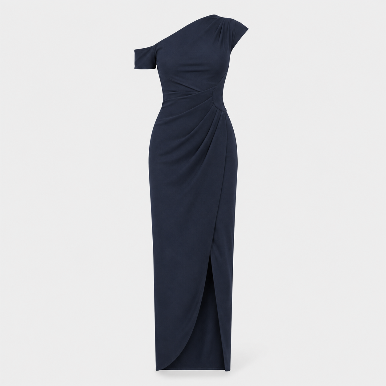 Navy asymmetric dress product photo